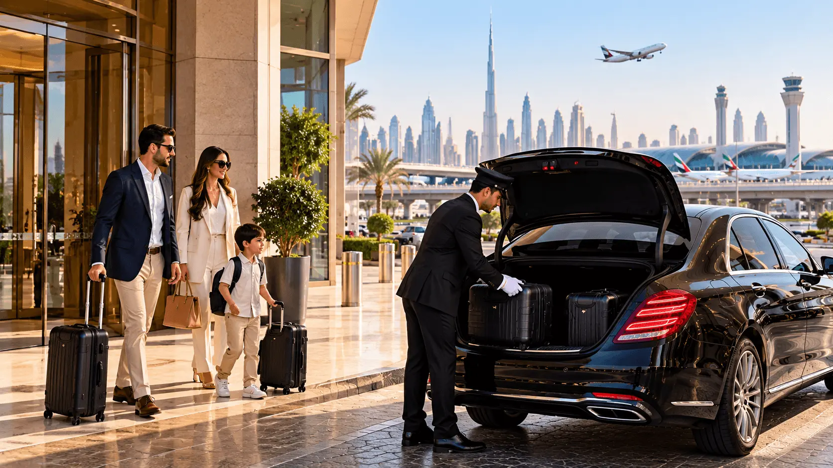 Wedding chauffeur Dubai — Luxury bridal car with driver, Mercedes-Benz Maybach S-Class