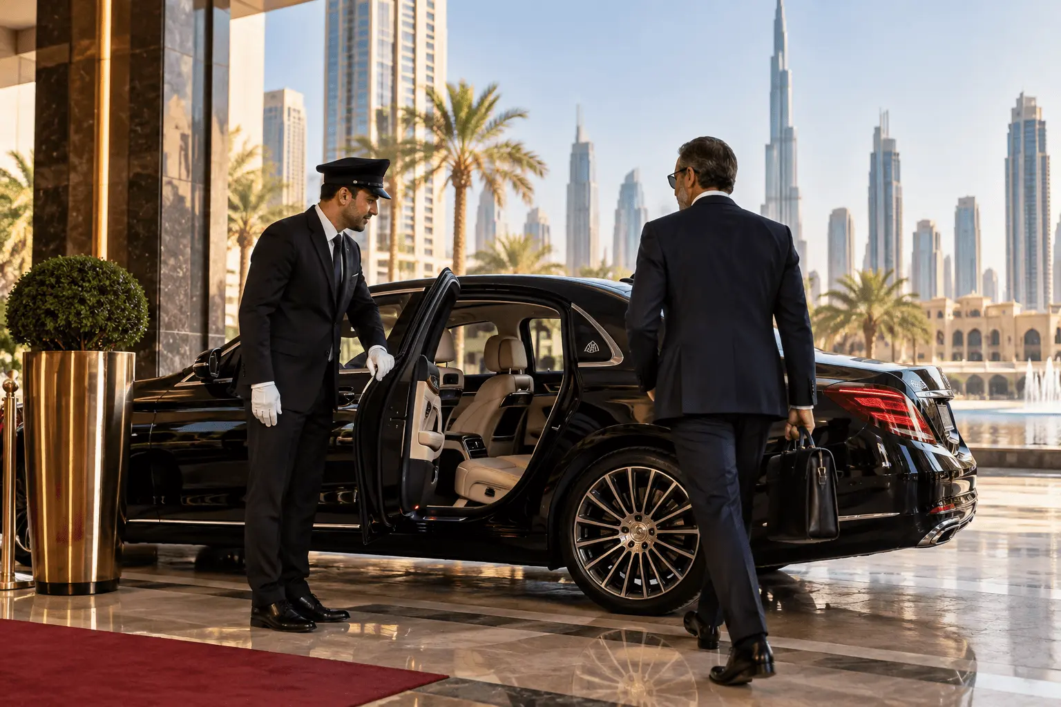 Luxury chauffeur vehicle booking Dubai