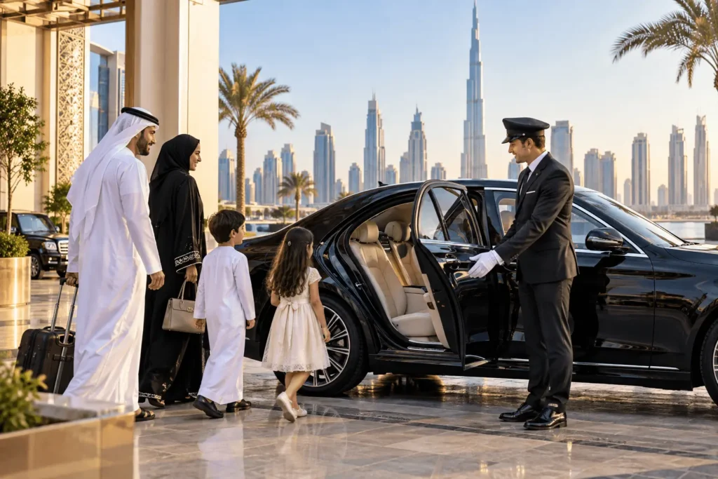 Hire Car With Driver for Family Transfer