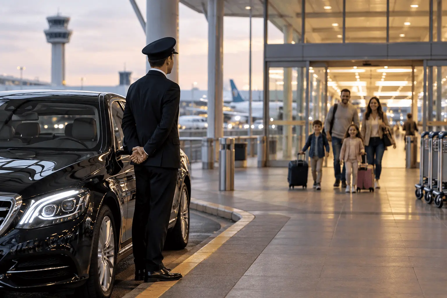 Airport departure transfer from JLT Dubai chauffeur service