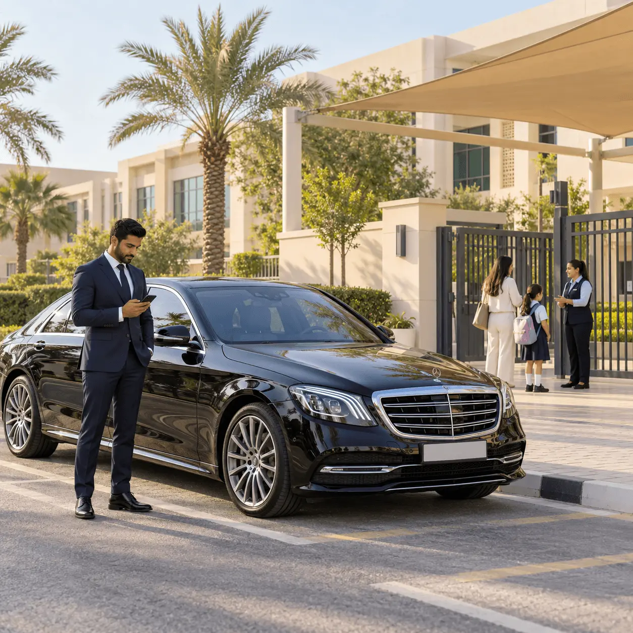 School run absence and dismissal changes Dubai chauffeur