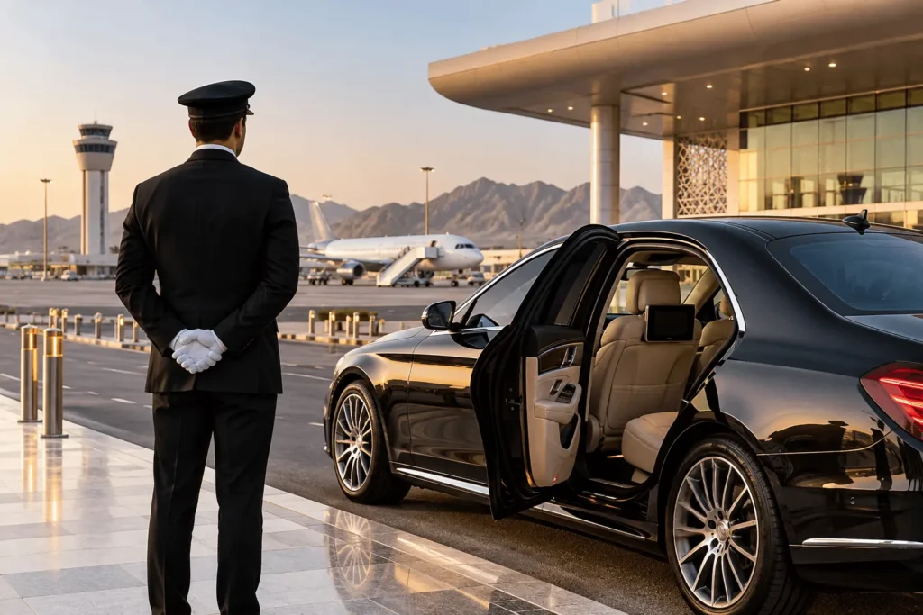 Golden-Hour VIP Airport Arrival