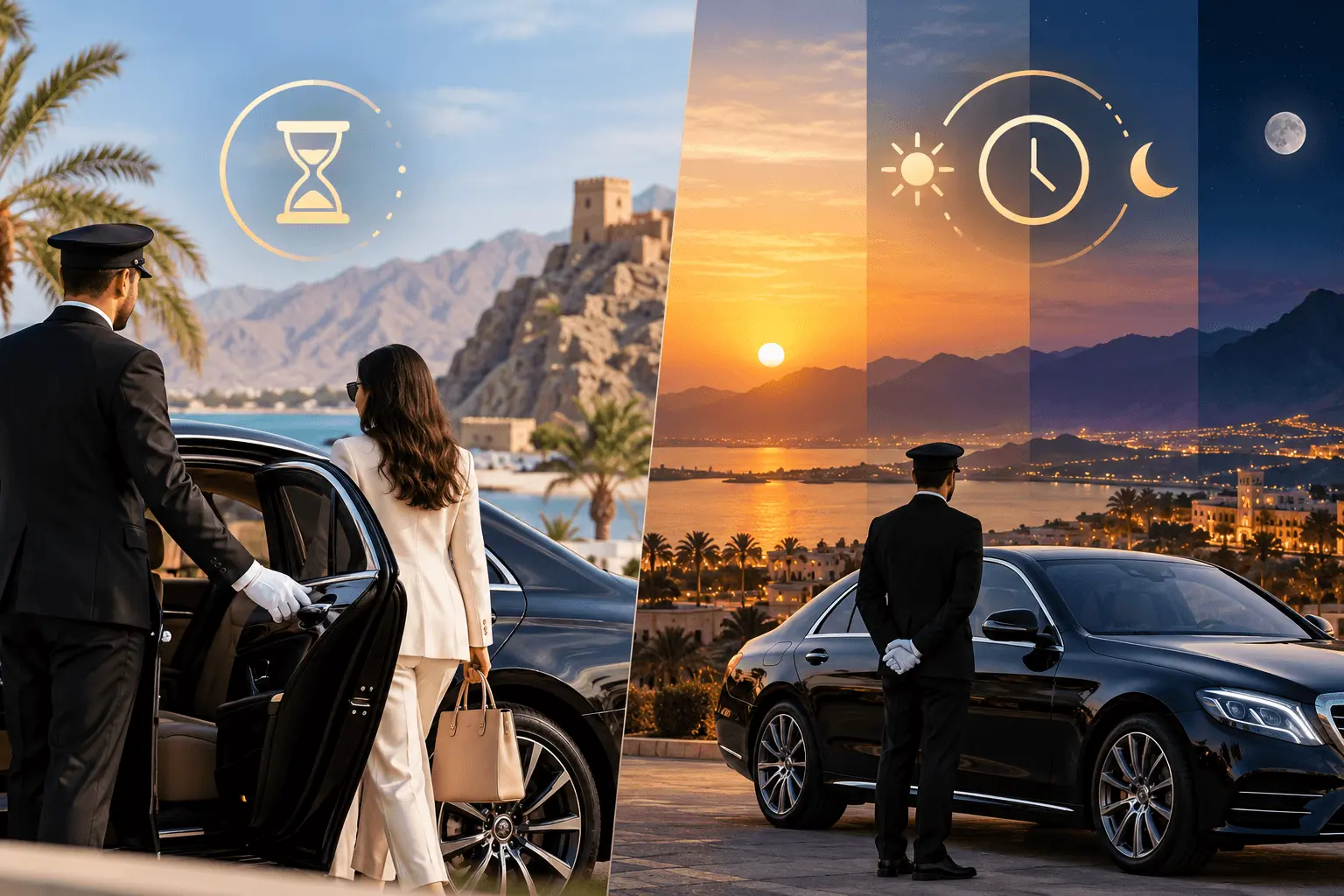 Hourly and full-day chauffeur hire — Ras Al Khaimah