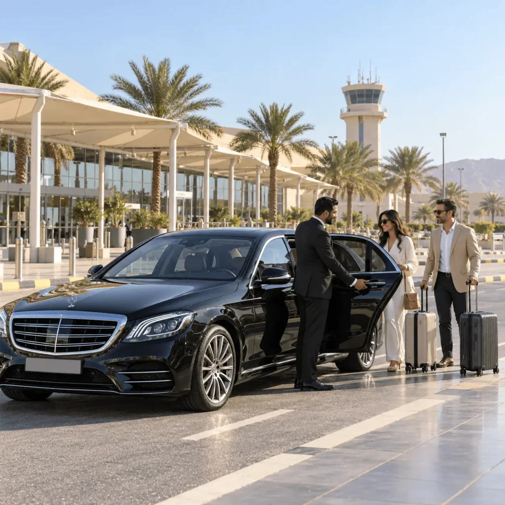 Luxury airport pickup in Al Ain