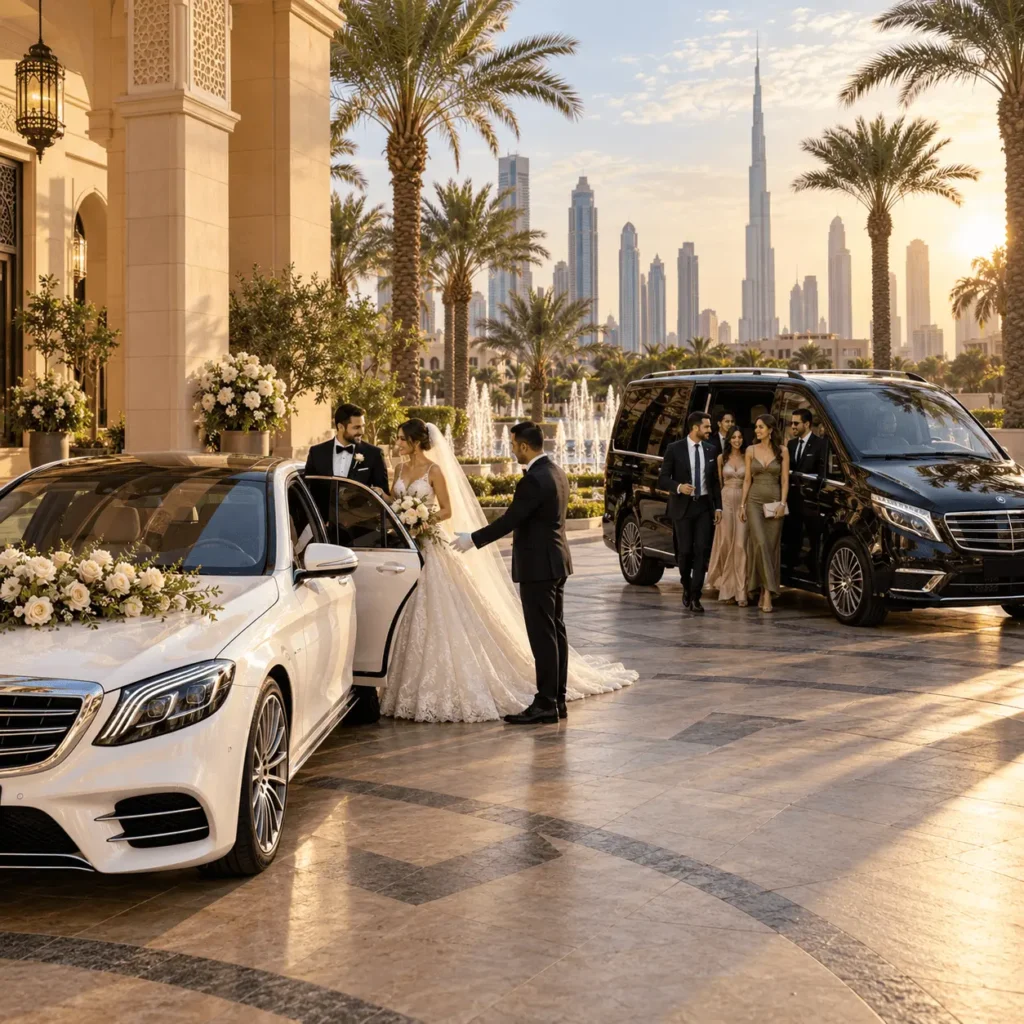 Wedding Chauffeur Arrivals in Dubai